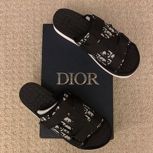 Dior Black and White Slides
